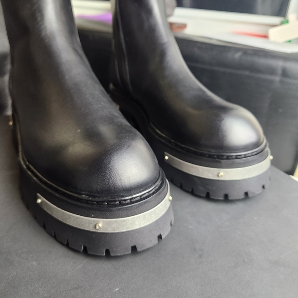 Ann Demeulemeester Black Chunk Sole Ankle Boots size 40 BNWT - Picture 8 of 11